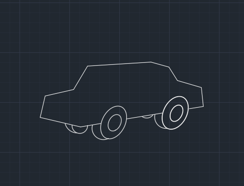CAD怎么畫(huà)汽車平面圖
