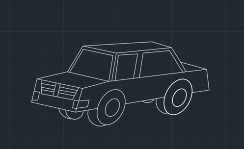 CAD怎么畫(huà)汽車平面圖